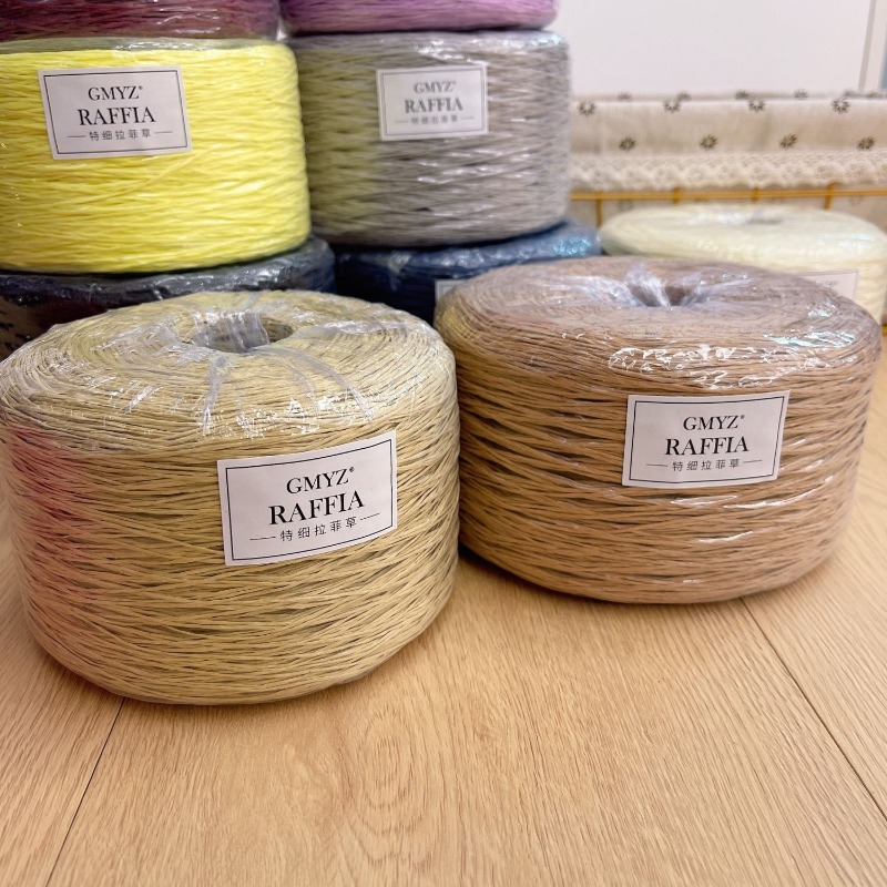 Crochet Bag Raffia - 250 g/pz Filato di rafia piatto