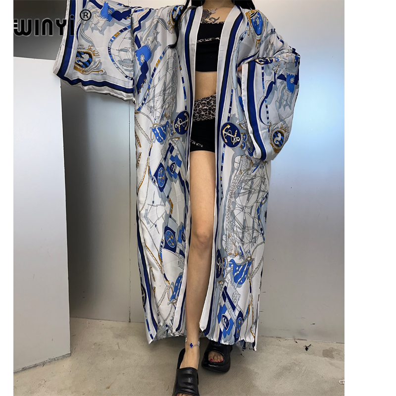 WINYI kimono estivo, caftano d - Cover Up Kaftan recensione e prezzo