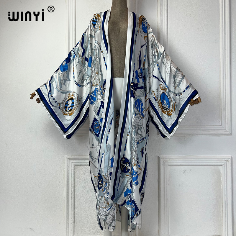 WINYI kimono estivo, caftano d - Cover Up Kaftan recensione e prezzo