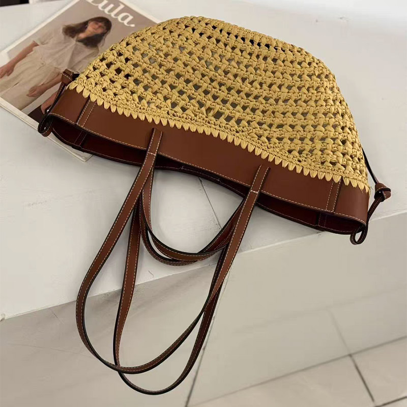 Borsa da spiaggia in tessuto c - Crochet Bag Raffia recensione e prezzo