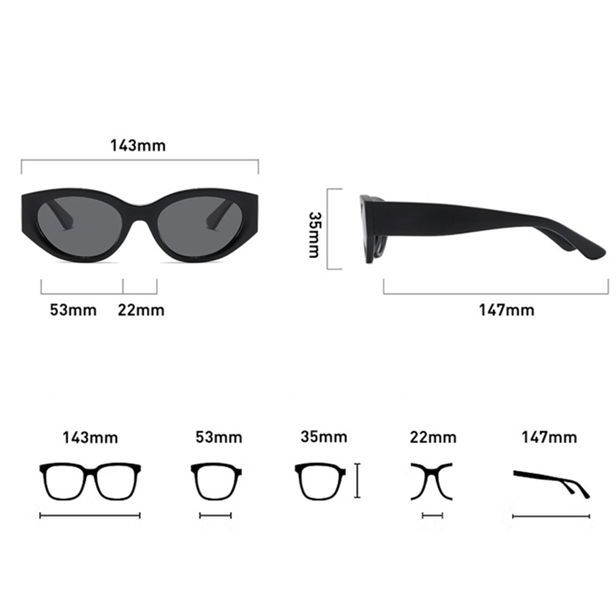 Occhiali da Sole Polarizzati C - Sunglasses Cat Eye recensione e prezzo